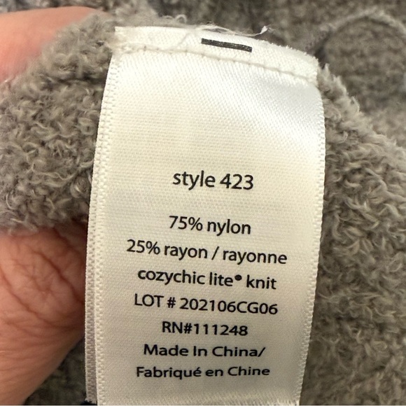 Barefoot Dreams Bamboo Chic Lite circle cardi Cardigan small style 423 neutral - Picture 5 of 5